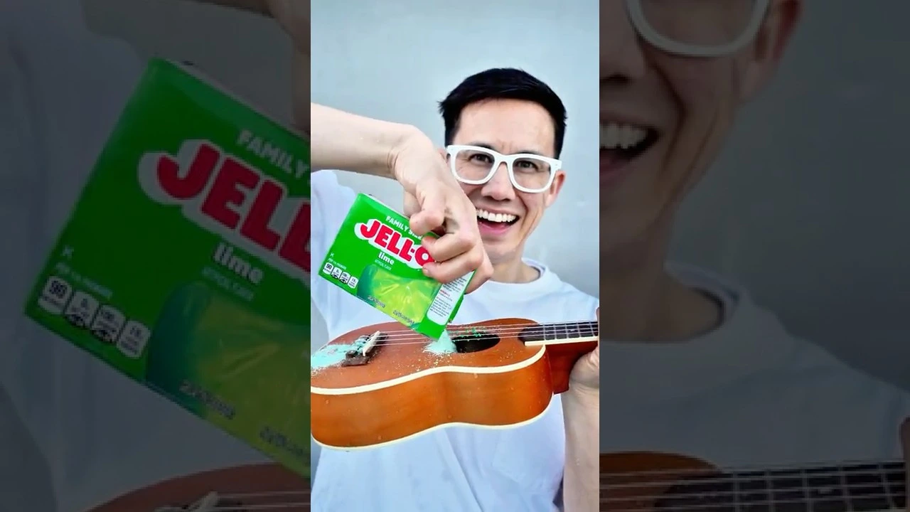 Sound Test of JELL-O Filled Ukulele
